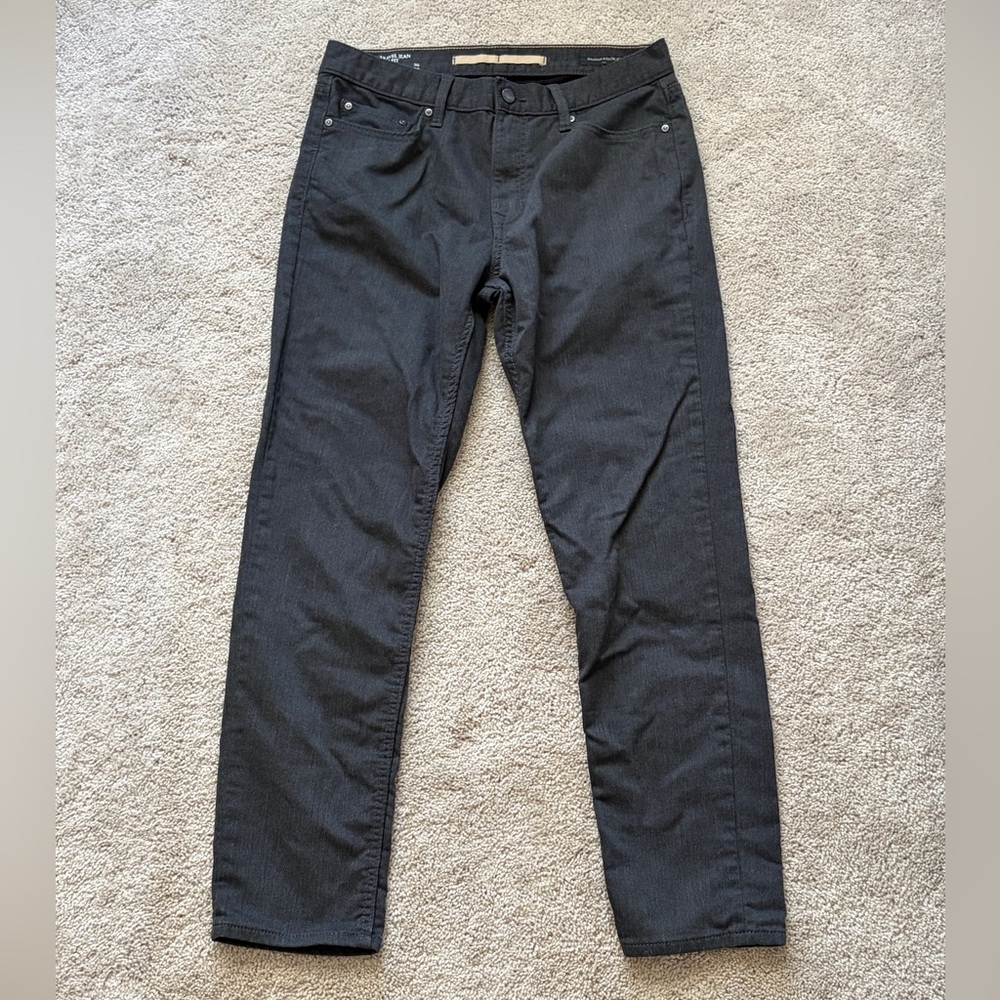 Banana Republic Men's Black Slim Fit Travel Jean